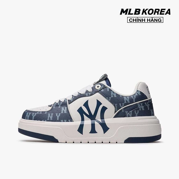 MLB - Giày sneakers unisex cổ thấp Chunky Liner Denim Classic Monogram_3ASXCLD4N-50NYS