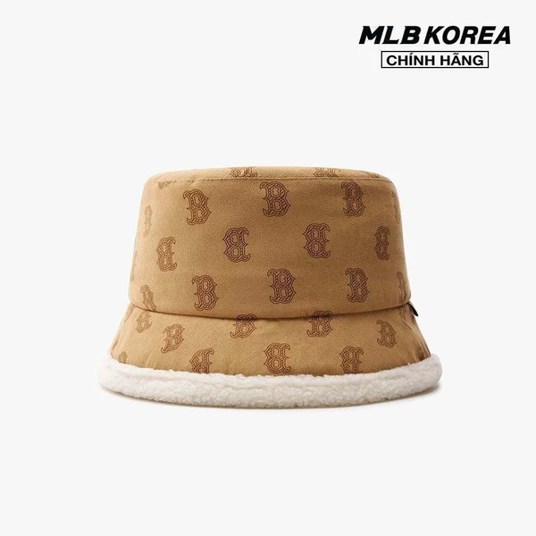MLB - Nón bucket unisex thời trang Classic Monogram Suade_3AHTMS136-43CAS