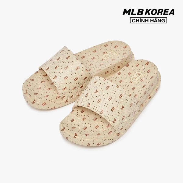 MLB - Dép quai ngang unisex Chunky Mound Diamond Monogram_3ALPCDM33-43CRS