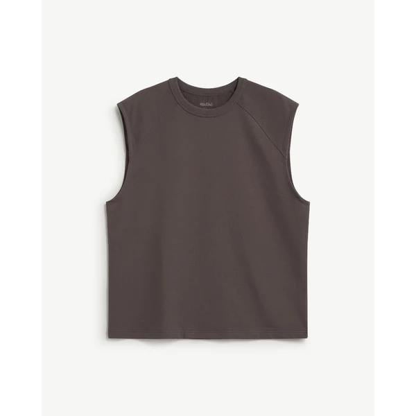 Áo Thun Ba Lỗ Nam Vải Cotton Form Loose - Routine 10S25TTO003