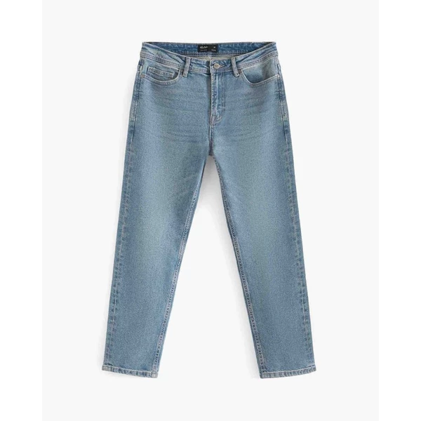 Quần Jeans Nam Trơn Form Slim Cropped - Routine 10F24DPA036