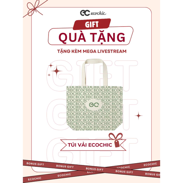 Túi vải Ecochic Thiết Kế Riêng In Logo (Quà Tặng)
