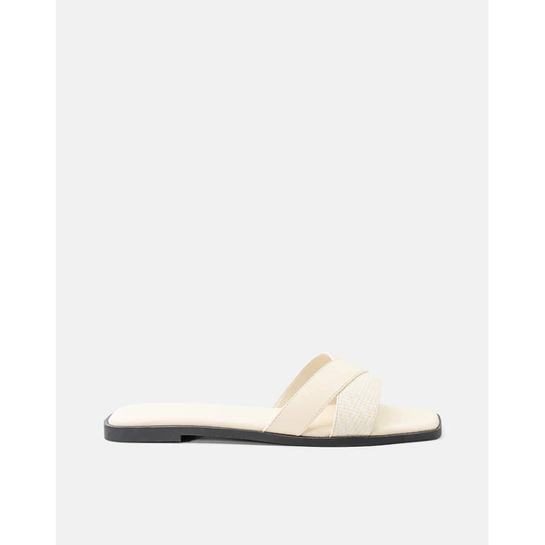 Giày Sandal Nữ 1cm Thời Trang JUNO Quai Phối Chất Liệu SD01143