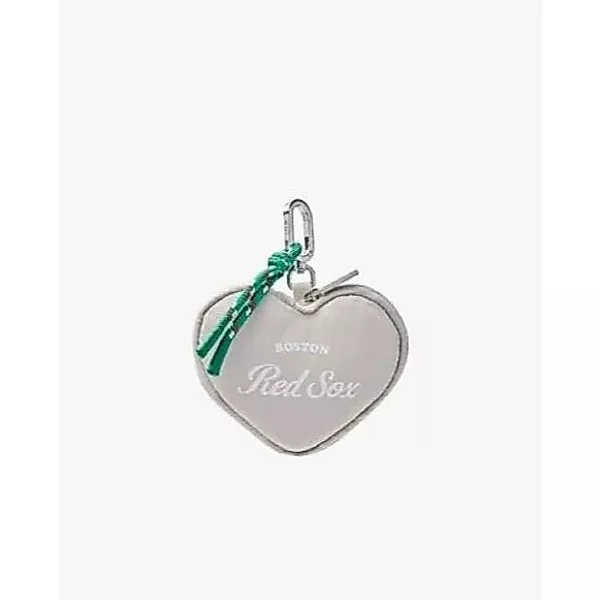 MLB - Móc khóa unisex hình trái tim Heart Pouch_3APOH015N-43GRL