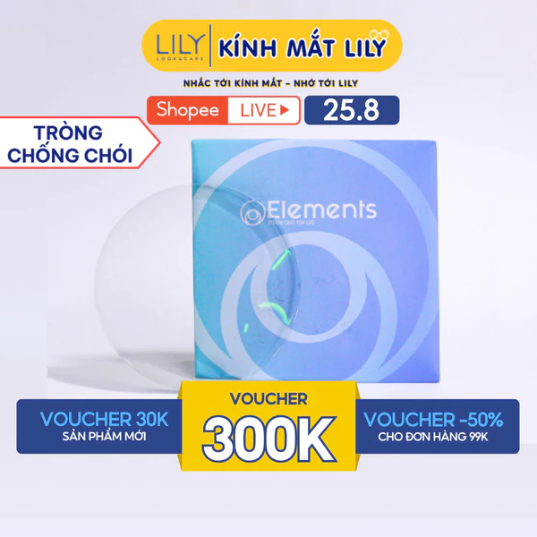 Tròng kính cận loạn chống chói Element Night mắt kính chống chói lóa từ đèn xe, chống UV400 chống ASX bảo vệ mắt
