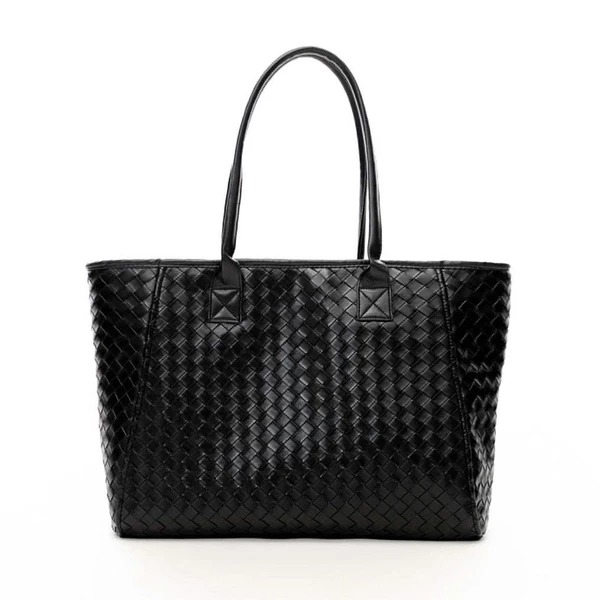 Túi Tote Microfiber Hiệu Ứng Da Đan - Ivankov Faux Woven Leather Bag