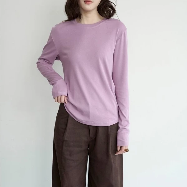 DOB - Áo thun nữ tay dài form rộng dễ phối I Rumi Tee I