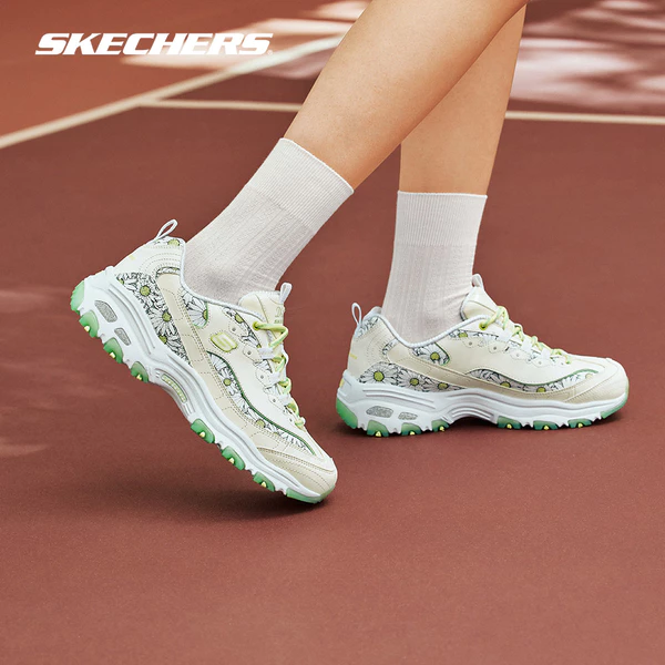 Giày Thể Thao Nữ Skechers Sport D'Lites Daisy Dream - 150538-OWGN Air-Cooled Memory Foam