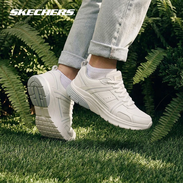 Giày Thể Thao Nữ Skechers BOBS Sport Vamos Thường Ngày - 117770-WHT Memory Foam