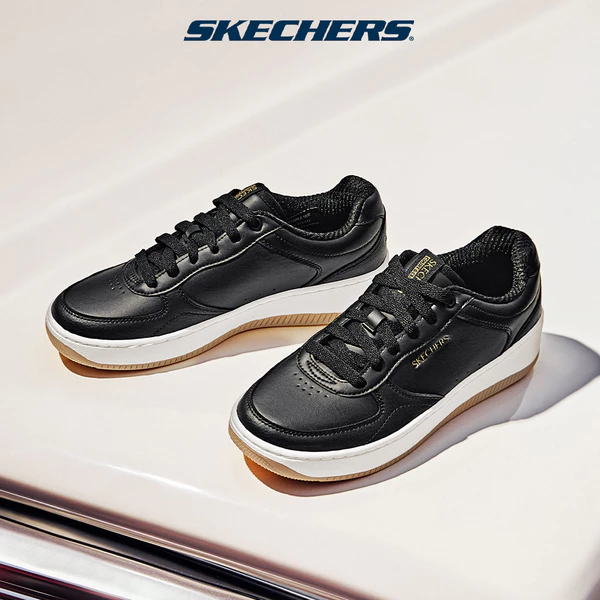 Giày Thể Thao Nữ Skechers Court Classics Sport Court 2.0 Core Essential - 185160-BLK