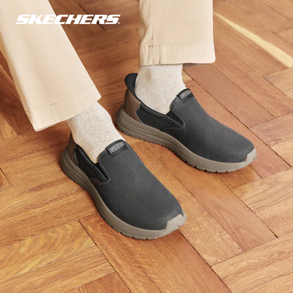 Giày Thể Thao Nam Skechers Slip-ins USA Kornell Jude - 205370-BLK Air-Cooled Memory Foam