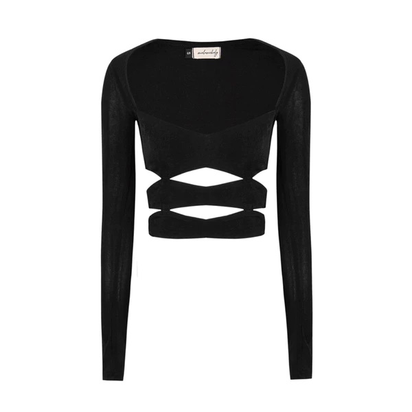 Áo thun tay dài cut-out độc đáo Melancholy