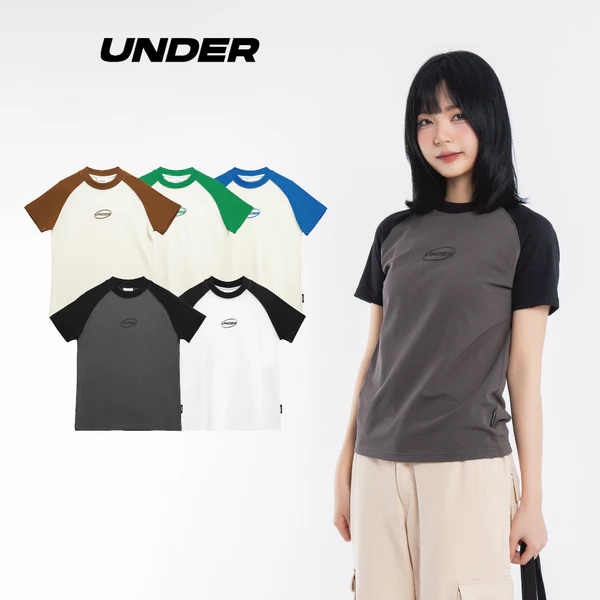 Áo thun Baby Tee Raglan UNDER Signature Y2K [GIÁ MỞ BÁN] - UTS027