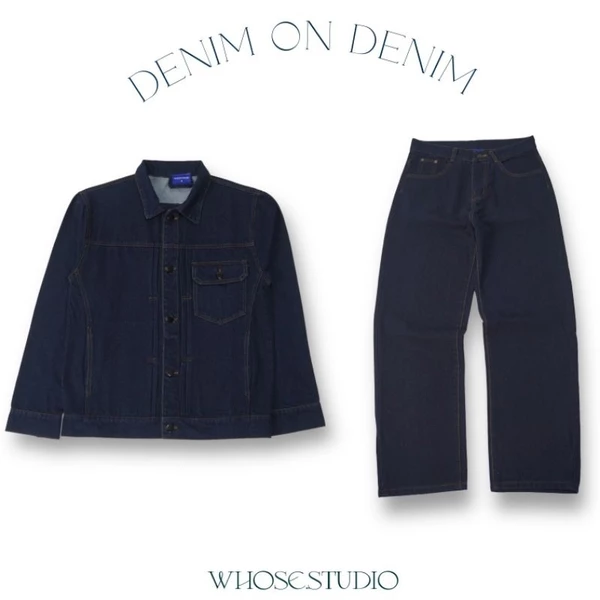 SET DENIM ON DENIM set bộ quần và áo denim