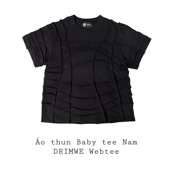 Áo thun Baby tee Nam,Áo thun Boxy cho nữ DRIMWE unisex
