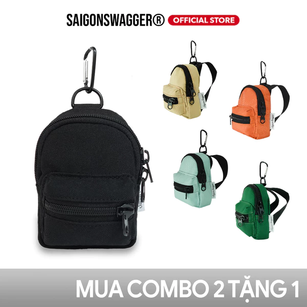 Móc khoá balo mini SAIGON SWAGGER® SGS POCKET BACKPACK KEYCHAIN®