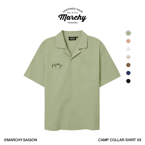 MARCHY - Camp Collar Shirt V3 - Áo sơ mi