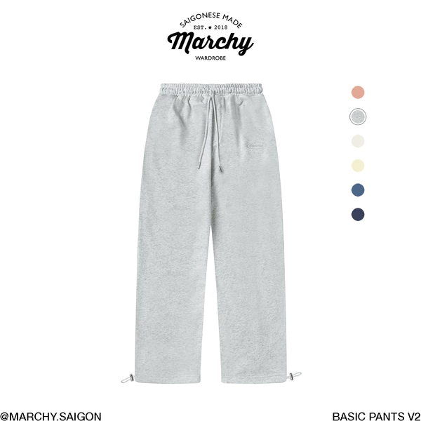 MARCHY - Basic Pants V2 - Quần ống suông
