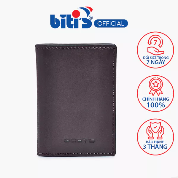 Ví Da Thời Trang Nam Gosto Biti's GOPM00100NAD (Nâu Đậm)