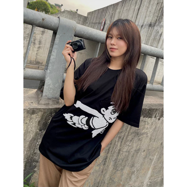 RNC Chenille Embroidery R'ASTROBOY Tee - Áo Thun Thêu Xù 3D Brand REUNION