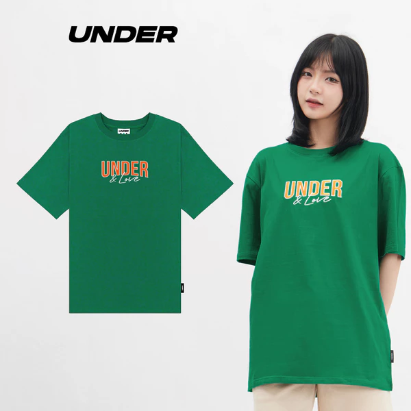 Áo thun UNDER & Love Tee (Green) - UTS011A