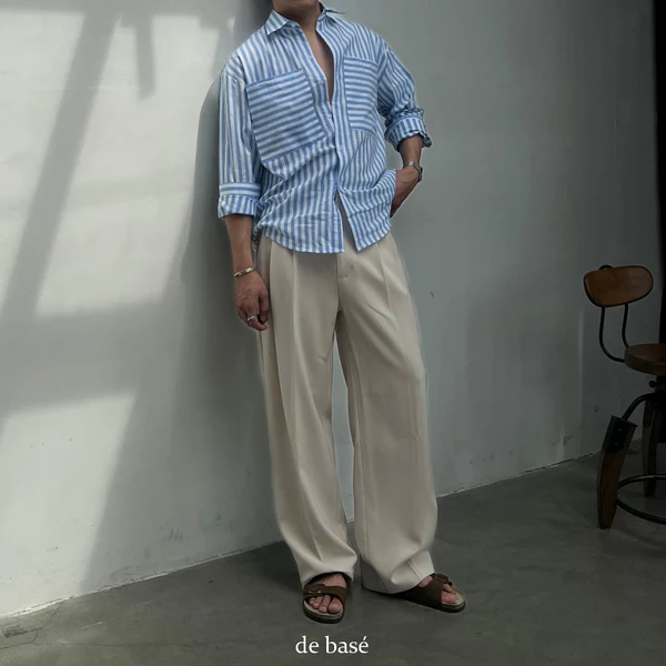 Quần Vải Ống Rộng - CLASSY Wide-leg Trousers- De Basé
