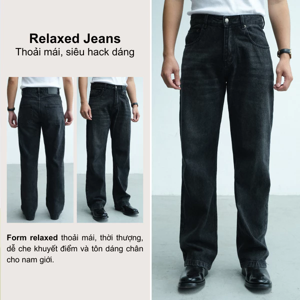 Quần Jeans Local Brand B Brown waxed nhẹ,chất liệu dày dặn,ống đứng form relax tôn dáng siêu hack chân