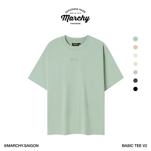 MARCHY - Basic Tee V2 - Áo thun trơn