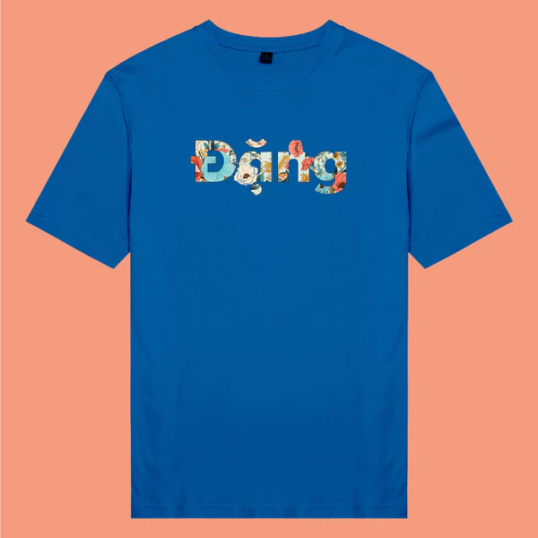 Áo thun cotton 100% unisex, phong cách thời trang hàng đầu in hình Họ người Việt - Đặng