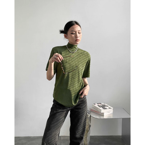 HIGHCHIC - AMOUR TEE - ÁO TEE THUN TUYẾT LẠNH