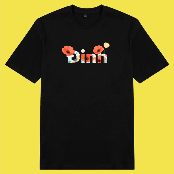 Áo thun cotton 100% unisex, phong cách thời trang hàng đầu in hình Họ người Việt - Đinh