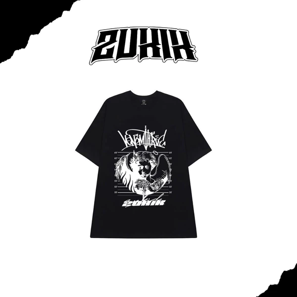 Áo thun tee phông nam nữ tay lỡ oversize form rộng ZUKIK - Mug Shot