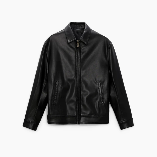 Áo khoác nam ROWAY, chất da PU nhập khẩu cao cấp | jacket đen