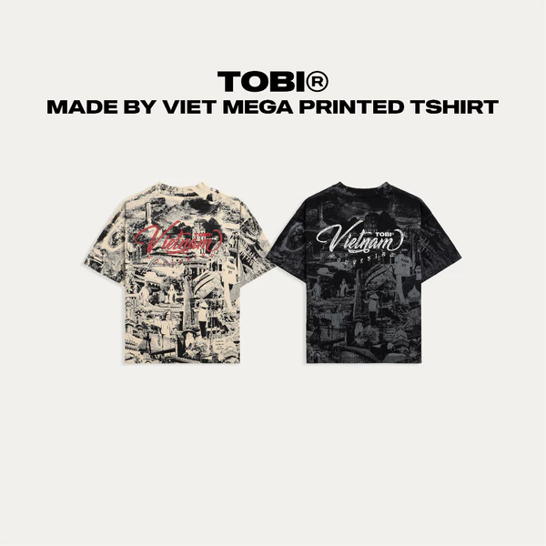 Áo Thun In Tràn Danh Lam Thắng Cảnh Việt Nam Souvenirs TOBI