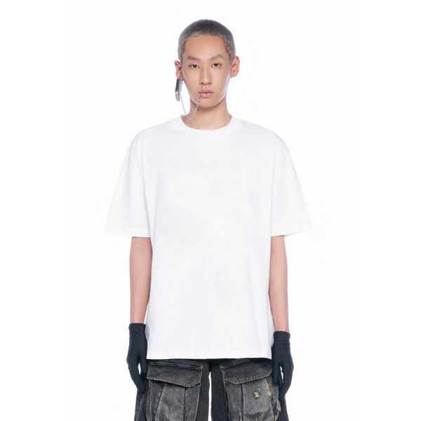 BEUTER Áo Thun Trơn Ngắn Tay Unisex Classic T-shirt 100% Cotton 230GSM Form Classic Fit Màu Trắng Dày Dặn Thoáng Khí