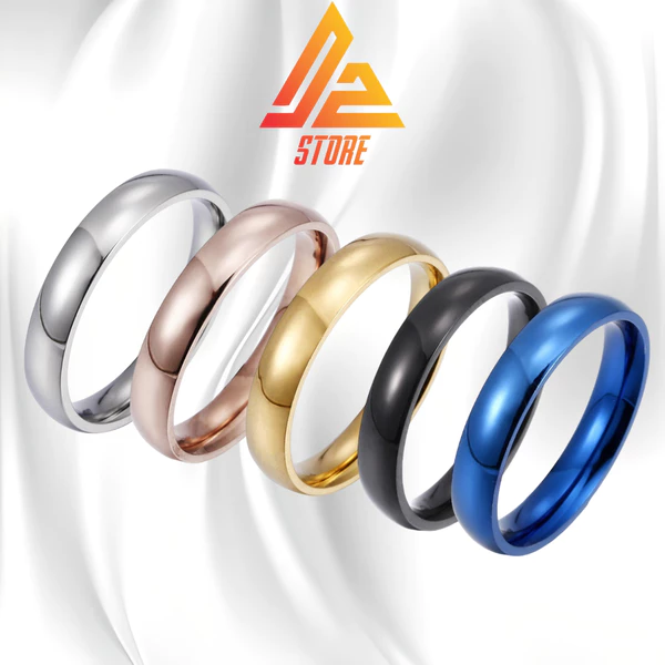 Nhẫn DZ Zeal cặp đôi thời trang Titanium 316L [Bảo Hành 5 năm]