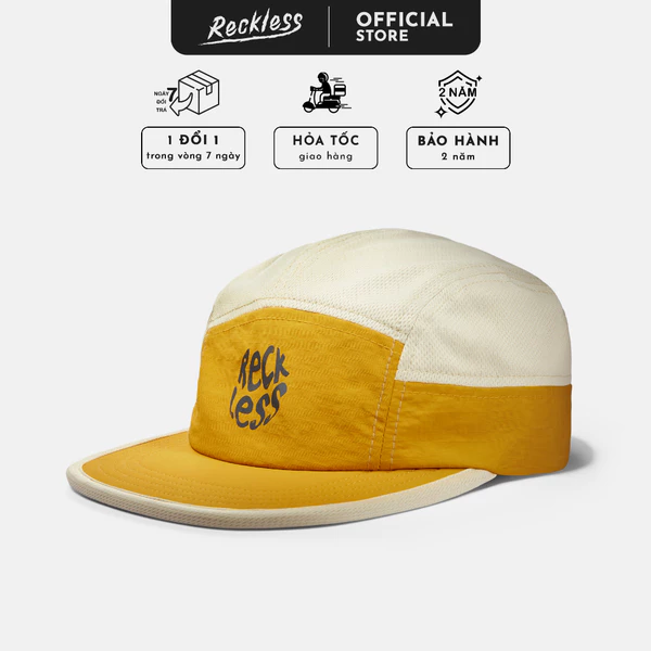 Mũ/Nón Lưỡi Trai 5 Múi Thể Thao Thương Hiệu Reckless Atalanta Cap - Vải Nylon Ripstop trượt nước, Chống Nắng UPF 50+