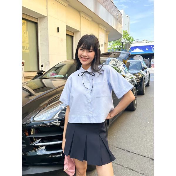 KIDO - Áo croptop sơ mi MIDORI SHIRT