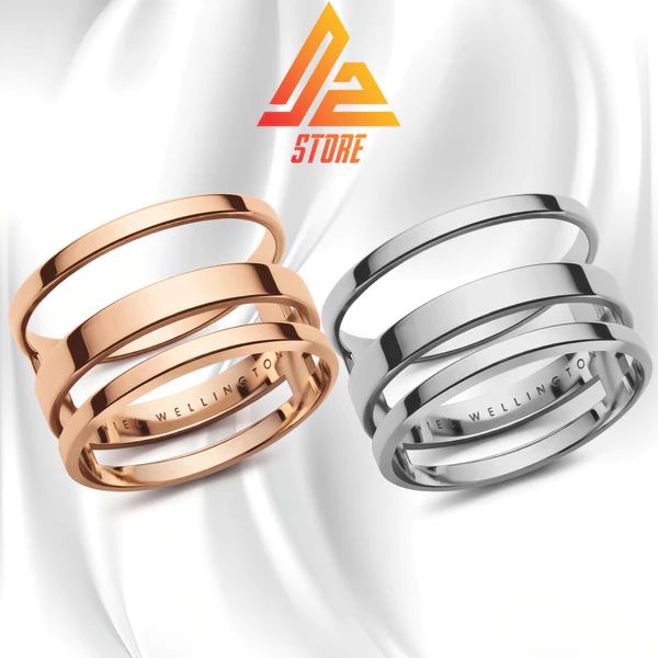 Nhẫn DW v3 Elan Triad thời trang Titanium [Bảo Hành 5 năm]