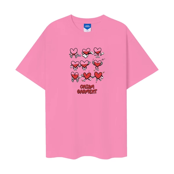 Áo thun unisex Soulmate Tee màu hồng- Basic tee ONISM