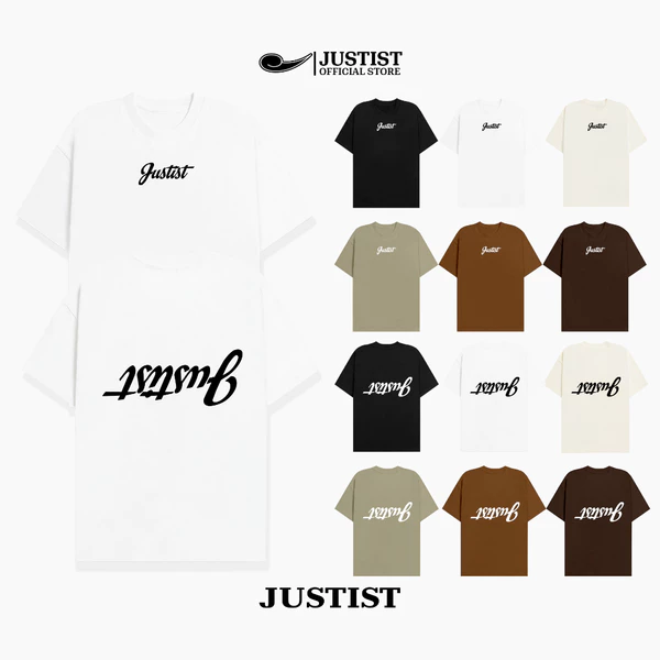 Áo Thun Nam Nữ JUSTIST Chất cotton unisex form oversize Basic TSJT043