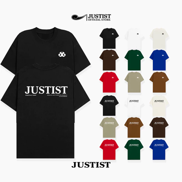 Áo thun Justist Localbrand Unisex Basic Tay Ngắn Cổ Tròn TSJT086