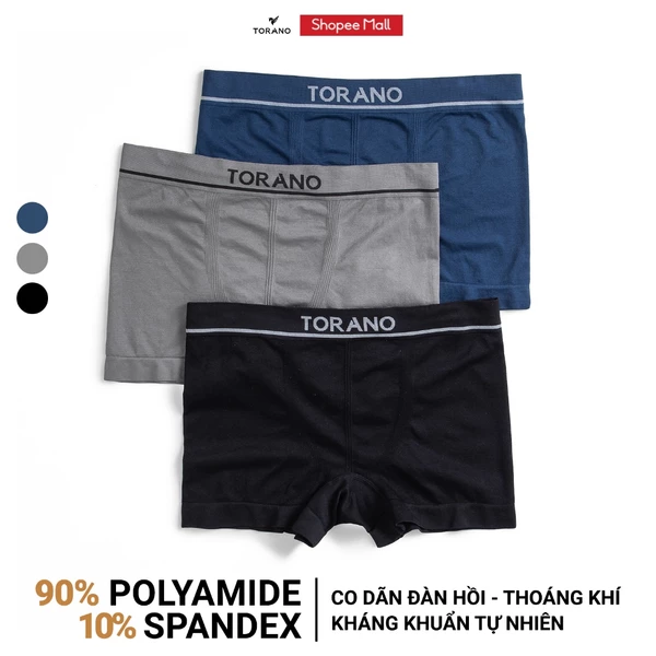 Quần lót nam TORANO boxer viền gân nổi co giãn thoải mái UP006