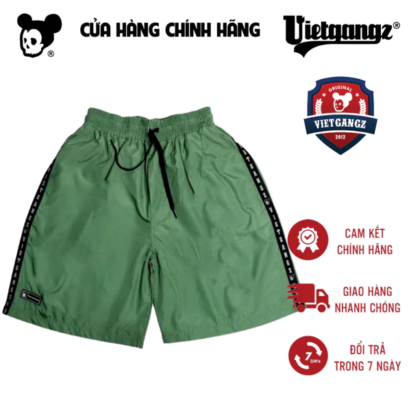 Quần Short Vietgangz QQ- Green VIETGANGZ