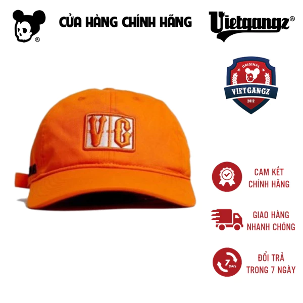 Nón Cam Vietgangz Nam Nữ Thiết Kế Chi Tiết, 5 Múi, Đường Gân Sắc Nét