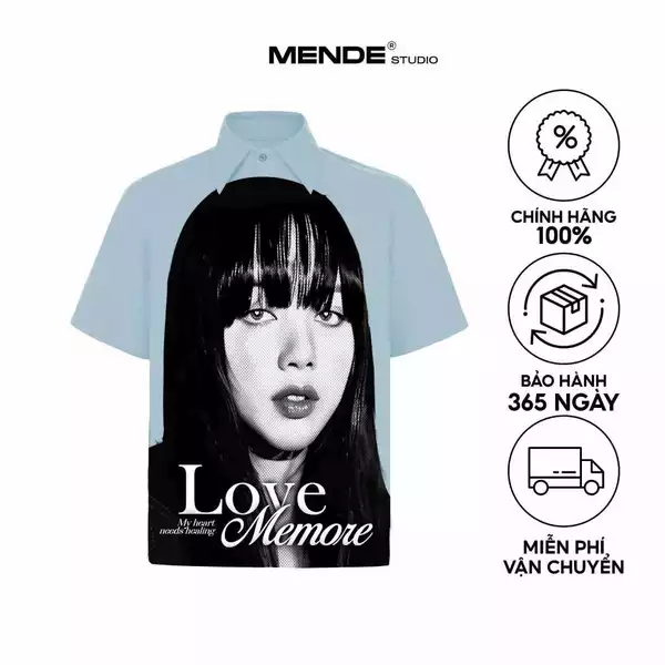 Mende - Lalala Shirt - Áo sơ mi unisex tay ngắn