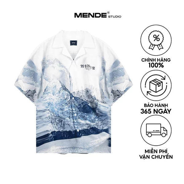 MENDE - Snowtain Shirt - áo sơ mi tay ngắn MENDE chính hãng