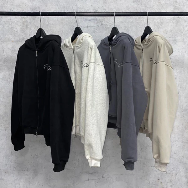 ÁO HOODIE ZIP BOXY FNC NỈ LÔNG CÁO / FUONERO CLUB
