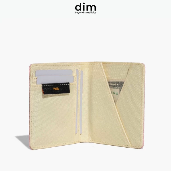 Ví vải DIM Cross Wallet Đứng - Pastel Color