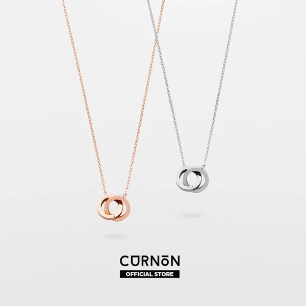 Vòng cổ nữ Curnon Thea "Sincera" Collection - Trang Sức Vòng Xích Phong Cách Tinh Tế - Chất Liệu Thép Không Gỉ